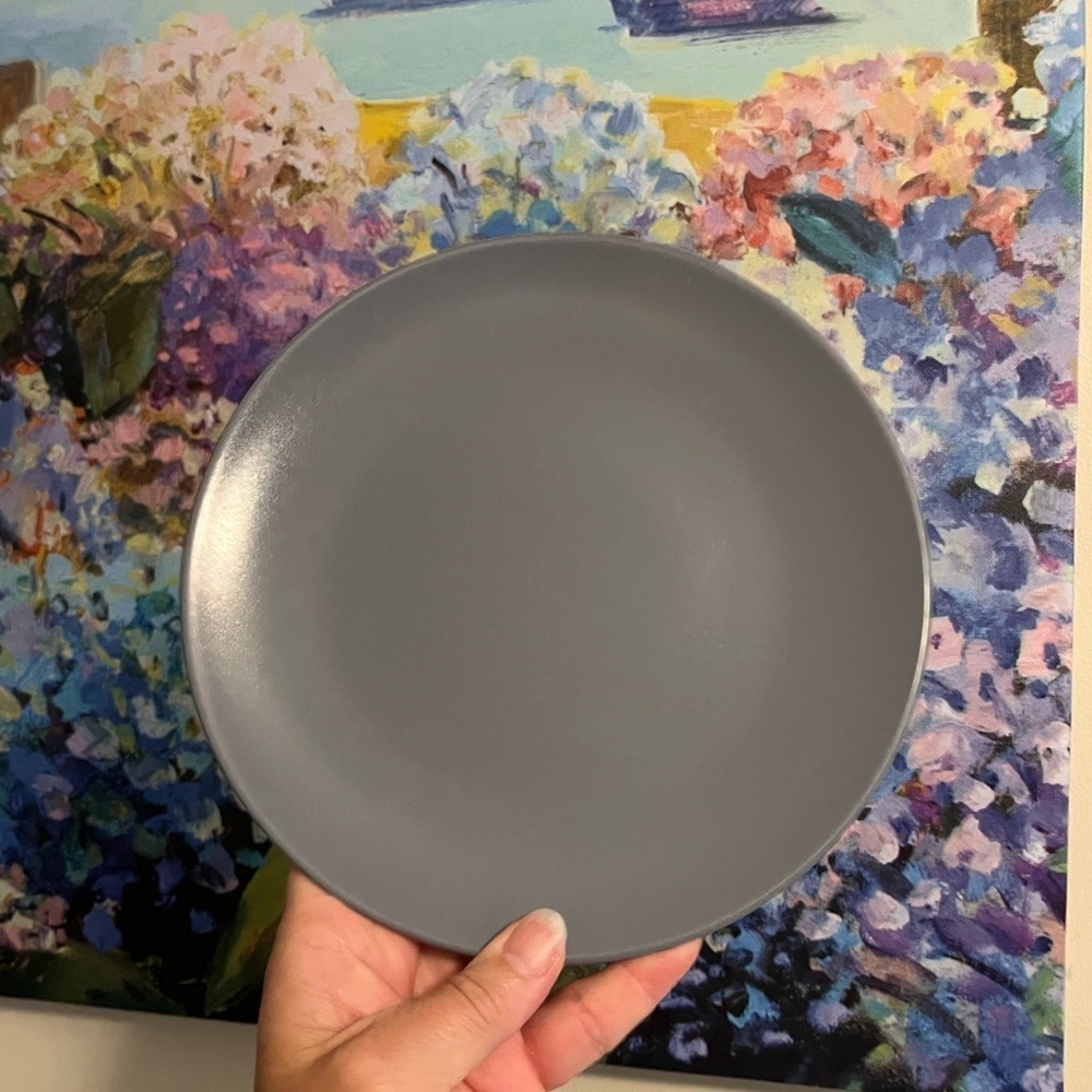 IKEA Slate Gray Salad 8” Plates Set of 4 - Picture 5 of 10